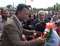 استقبال از قهرمان ووشو جهان در مازندران