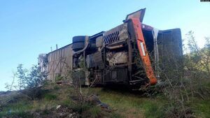 تصادف مرگبار اتوبوس ایرانی در ارمنستان